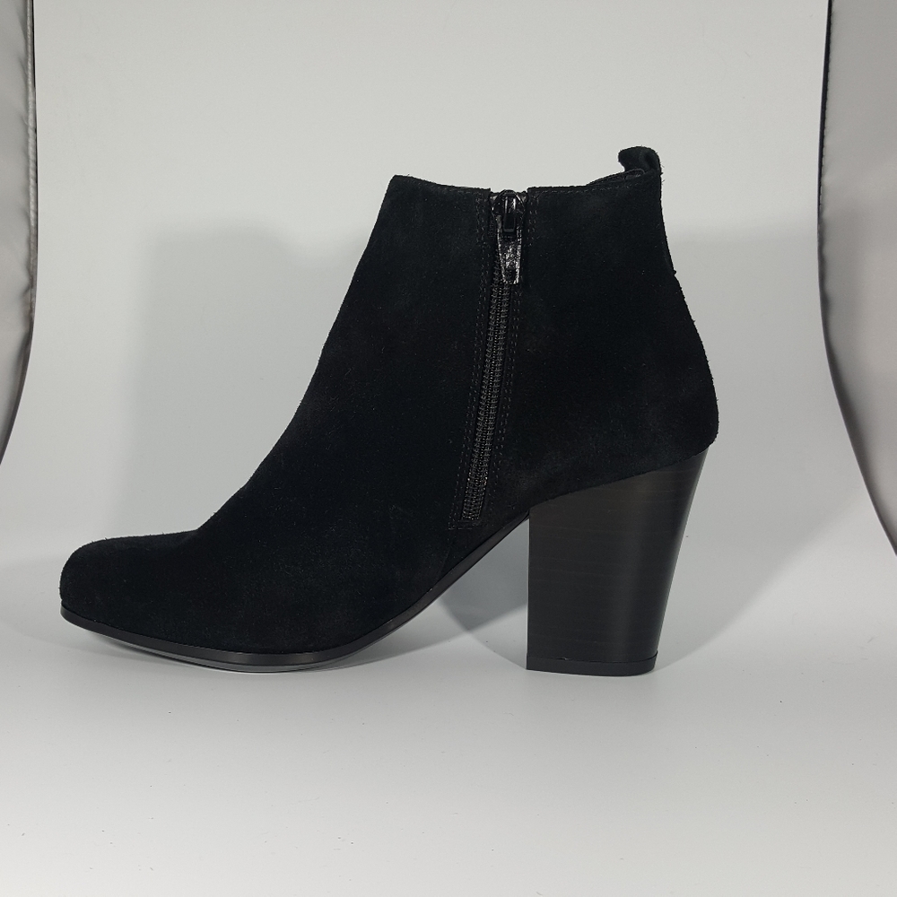 The Flexx Black Suede Ankle Boot with High Heel - Picture 3 of 3